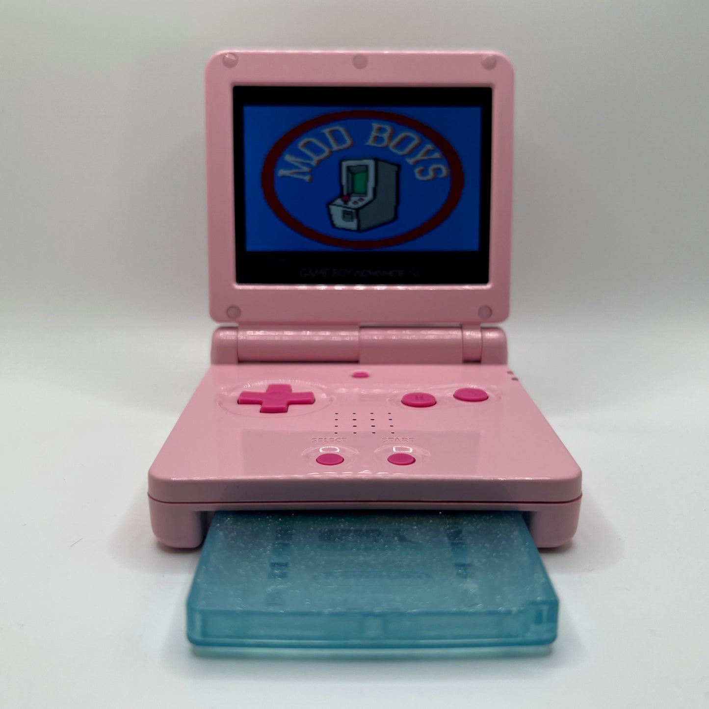 Modded Gameboy Advance SP | Kirby Shell and Box | 3.0 IPS Display