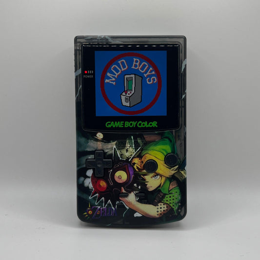 Modded Gameboy Color | Legend of Zelda Shell | Q5 v2.5D IPS Display - ModBoys Customs