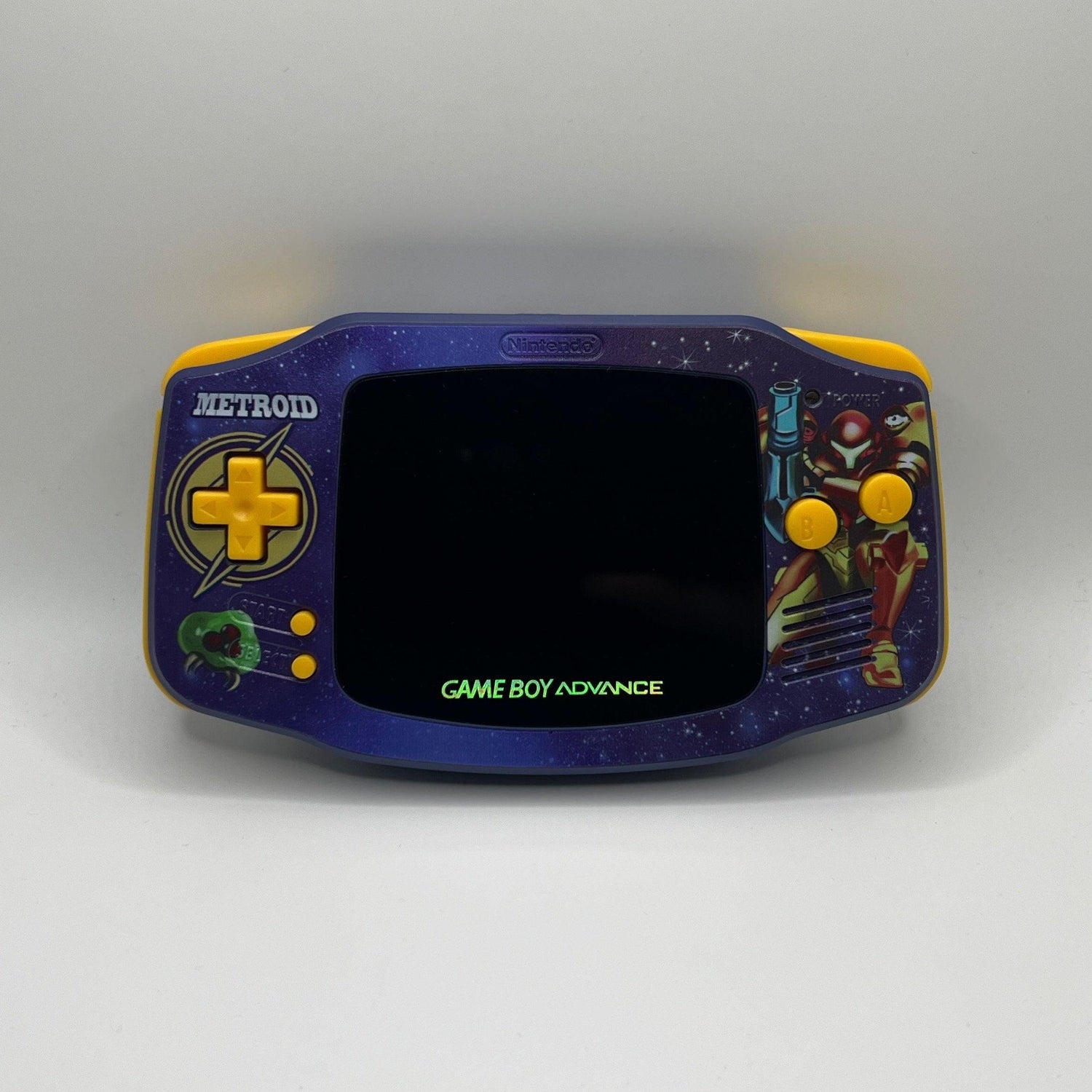 Modded Gameboy Advanced | Metroid Shell | V5 IPS Display - ModBoys Customs