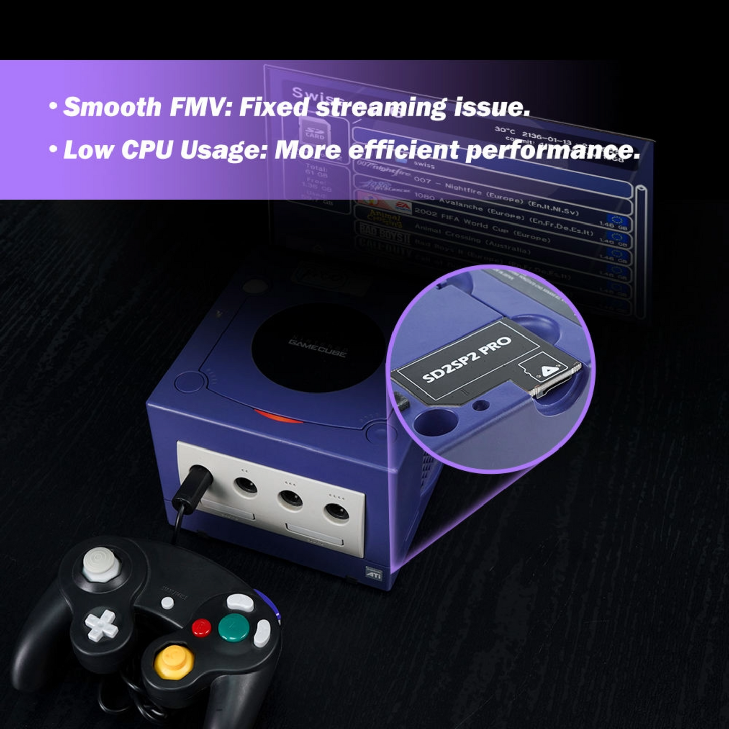 SD2SP2 v2.0 Pro Adapter for GameCube