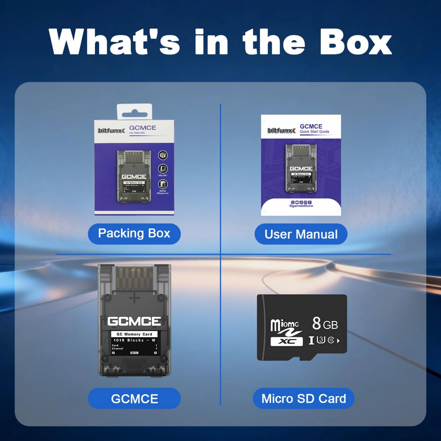 Bitfunx GCMCE (FlipperMCE) – GameCube Memory Card Emulator