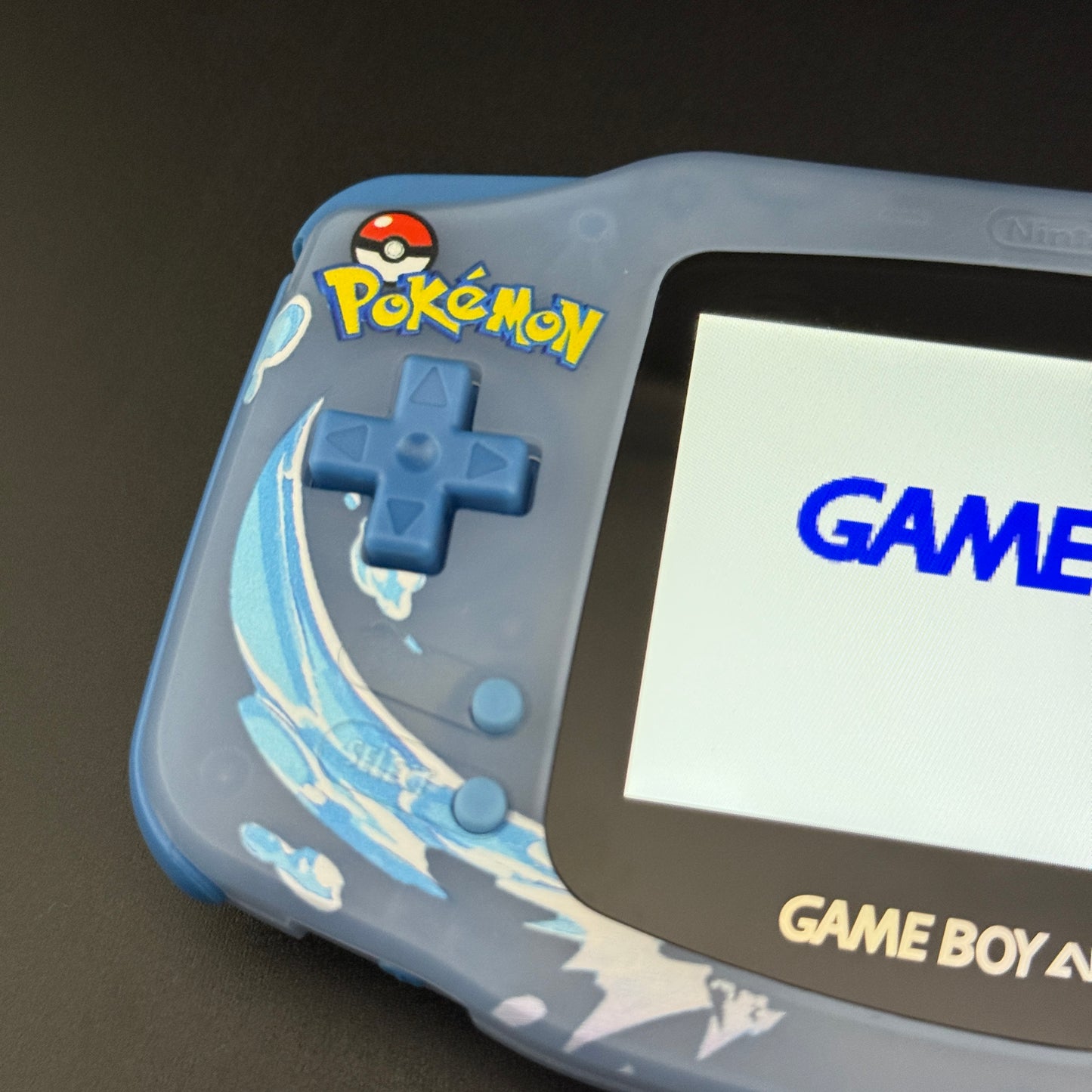 Modded Gameboy Advance | Suicune Shell and Box | 3.0” M2 IPS Display | USB-C Battery