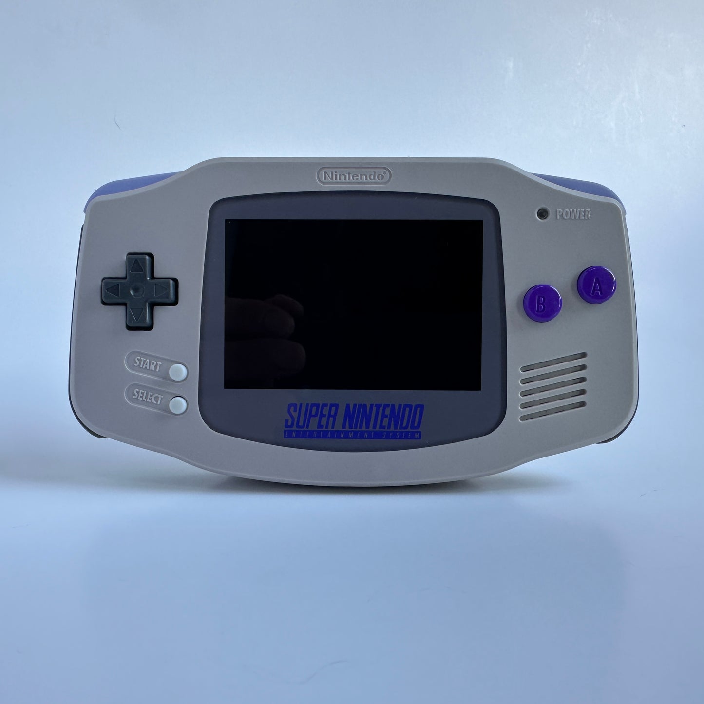 Modded Gameboy Advance | SNES Theme Shell and Box | 3.0 IPS Display