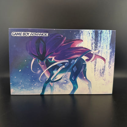 Modded Gameboy Advance | Suicune Shell and Box | 3.0” M2 IPS Display | USB-C Battery