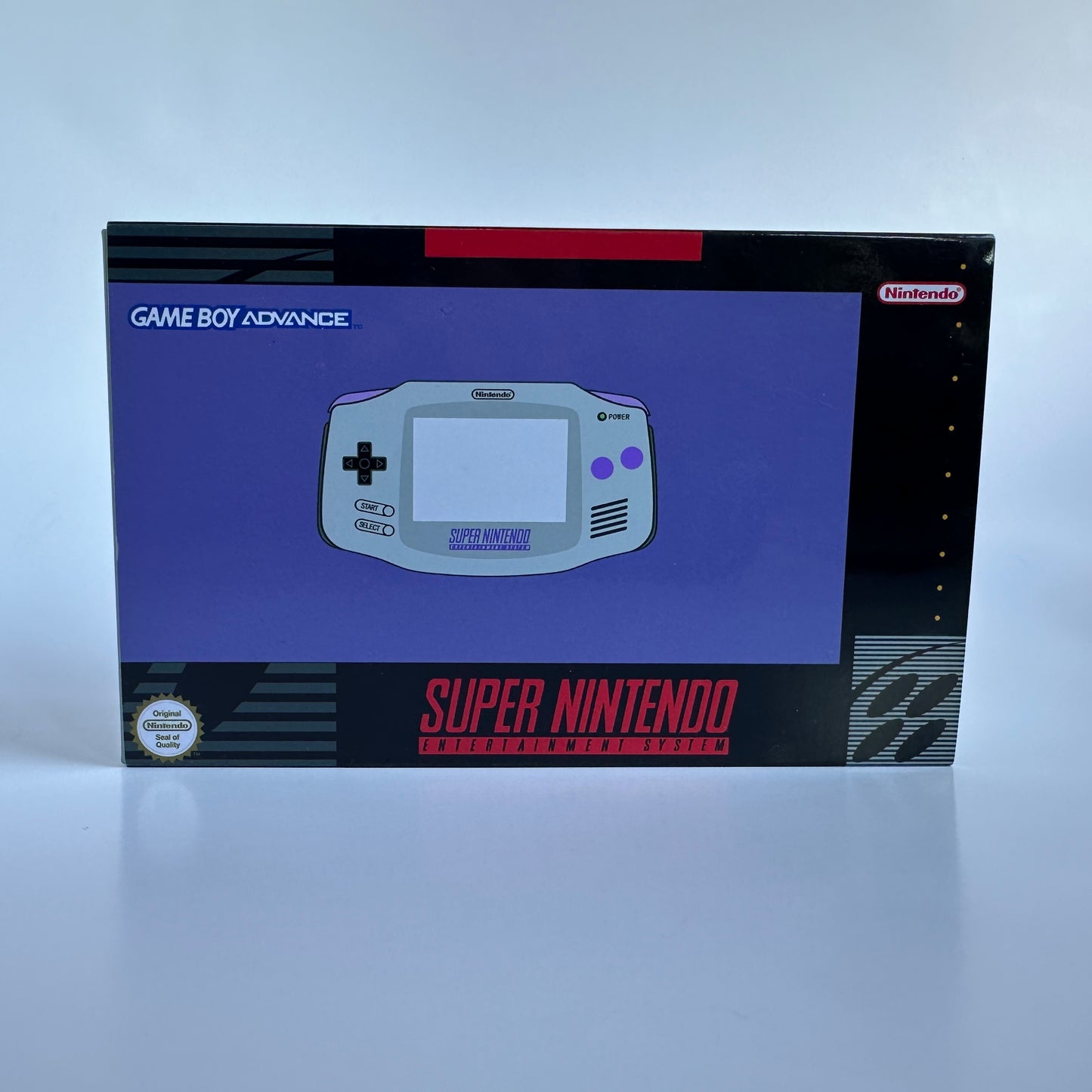 Modded Gameboy Advance | SNES Theme Shell and Box | 3.0 IPS Display