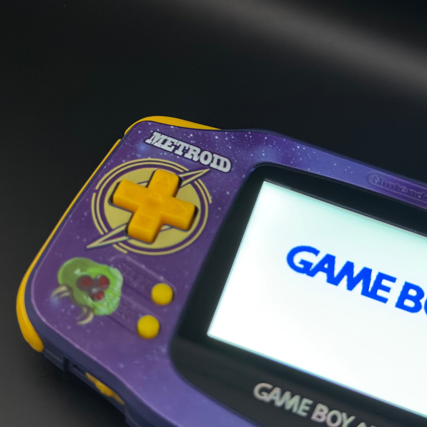 Modded Gameboy Advance | Metroid Shell | V5 IPS Display | USB-C Battery