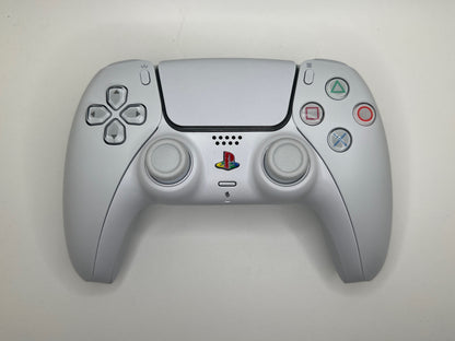 Retro White PS5 Controller V2 | Custom Modded DualSense