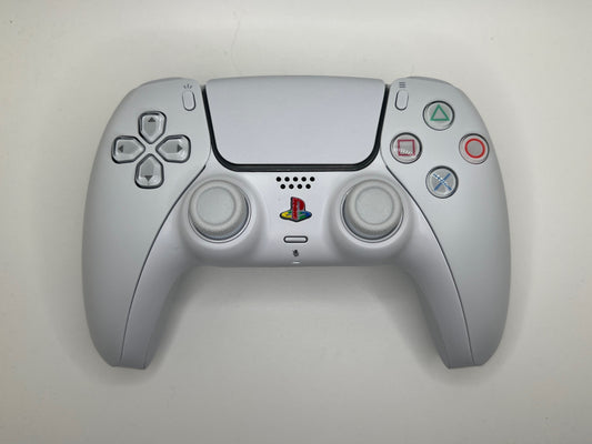 Retro White PS5 Controller V2 | Custom Modded DualSense