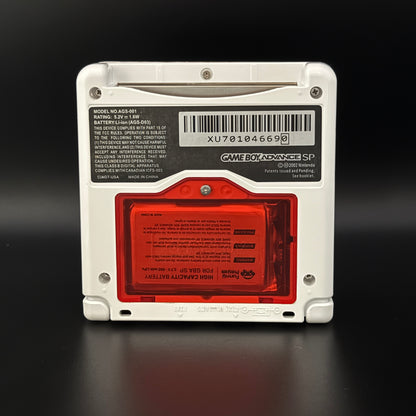 Modded Gameboy Advance SP | Poke Ball Shell | V5 IPS Display
