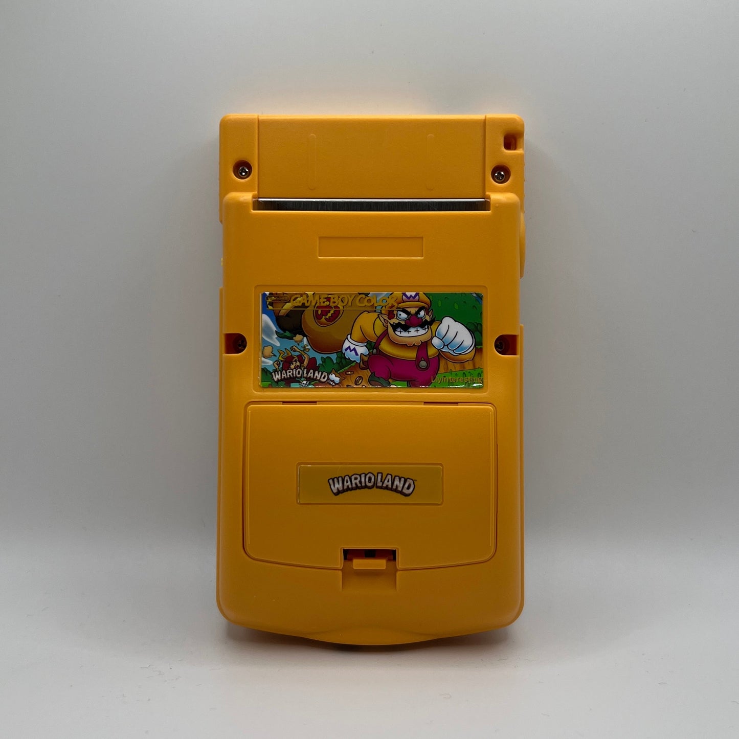 Modded Gameboy Color | Wario UV Print Shell+Box | Q5 v2.0 IPS Display