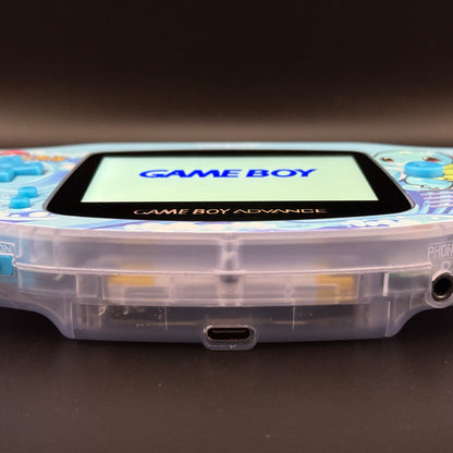 Modded Gameboy Advance | Squirtle Shell | V5 IPS Display | USB-C Battery