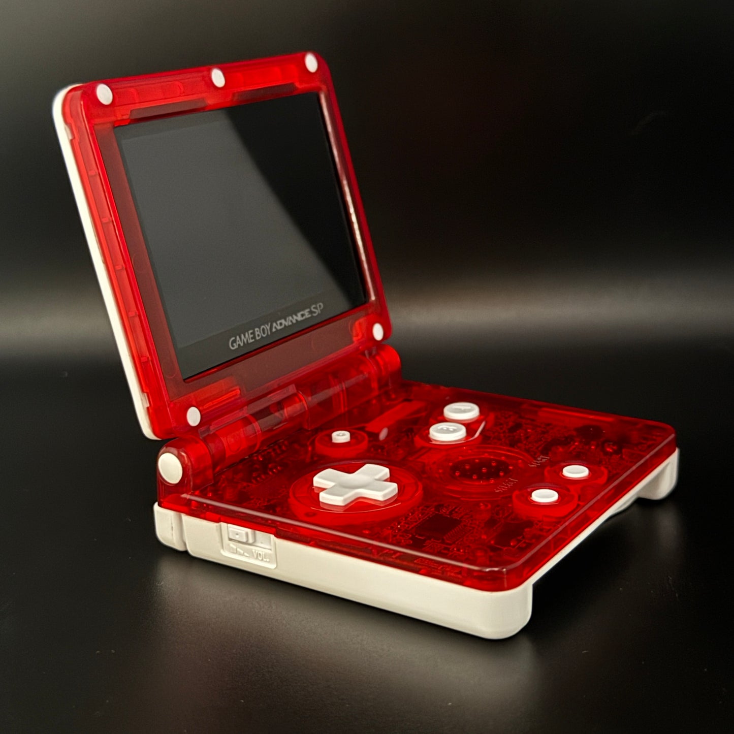 Modded Gameboy Advance SP | Poke Ball Shell | V5 IPS Display