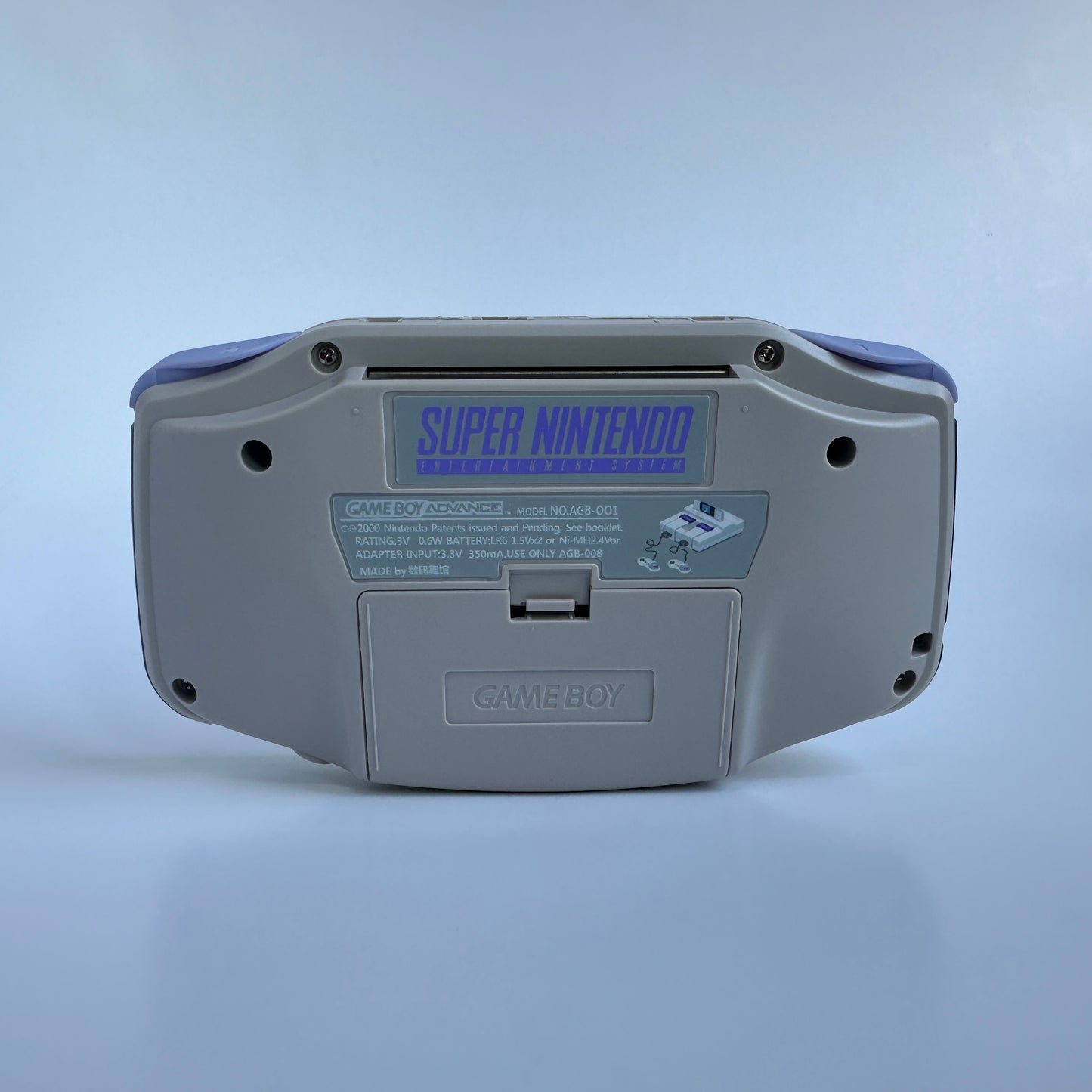 Modded Gameboy Advance | SNES Theme Shell and Box | 3.0 IPS Display