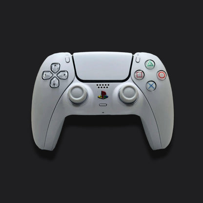 Retro White V2 PS5 Controller | Custom Mods | PlayStation 5 Wireless DualSense