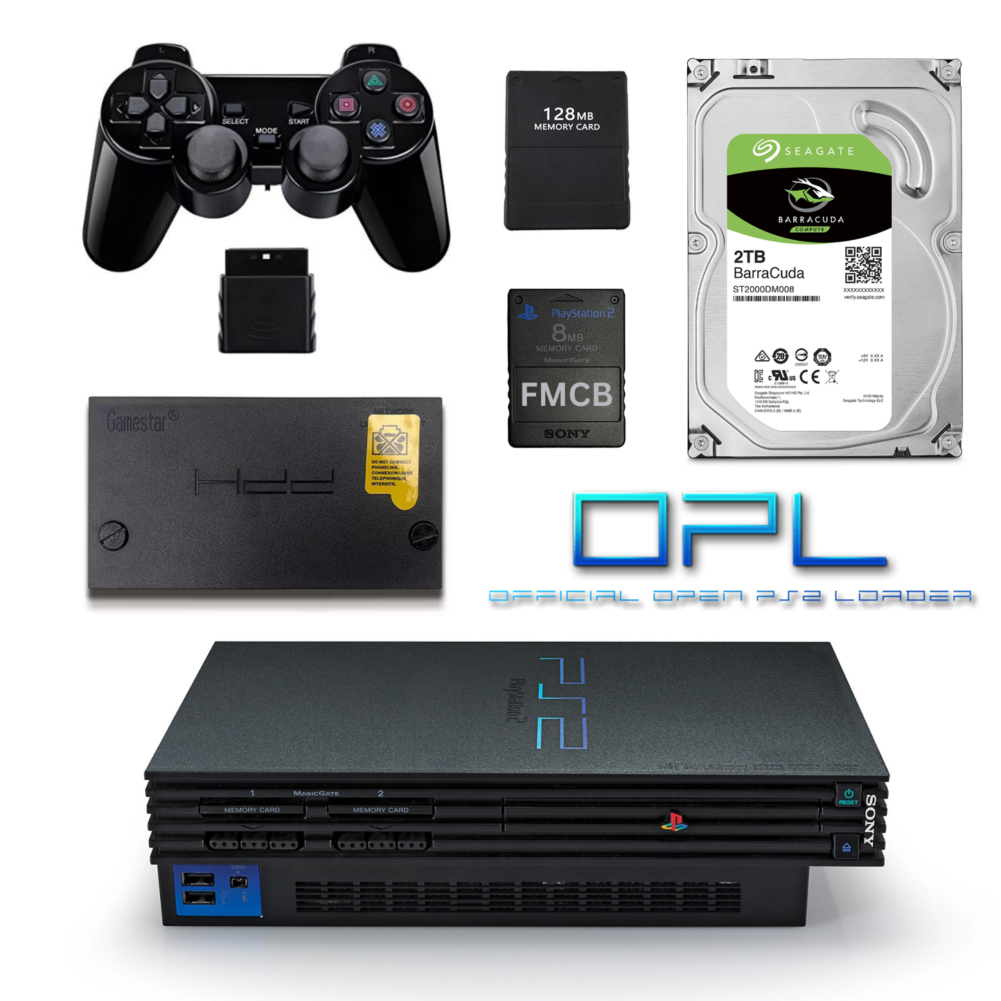 Modded PlayStation 2