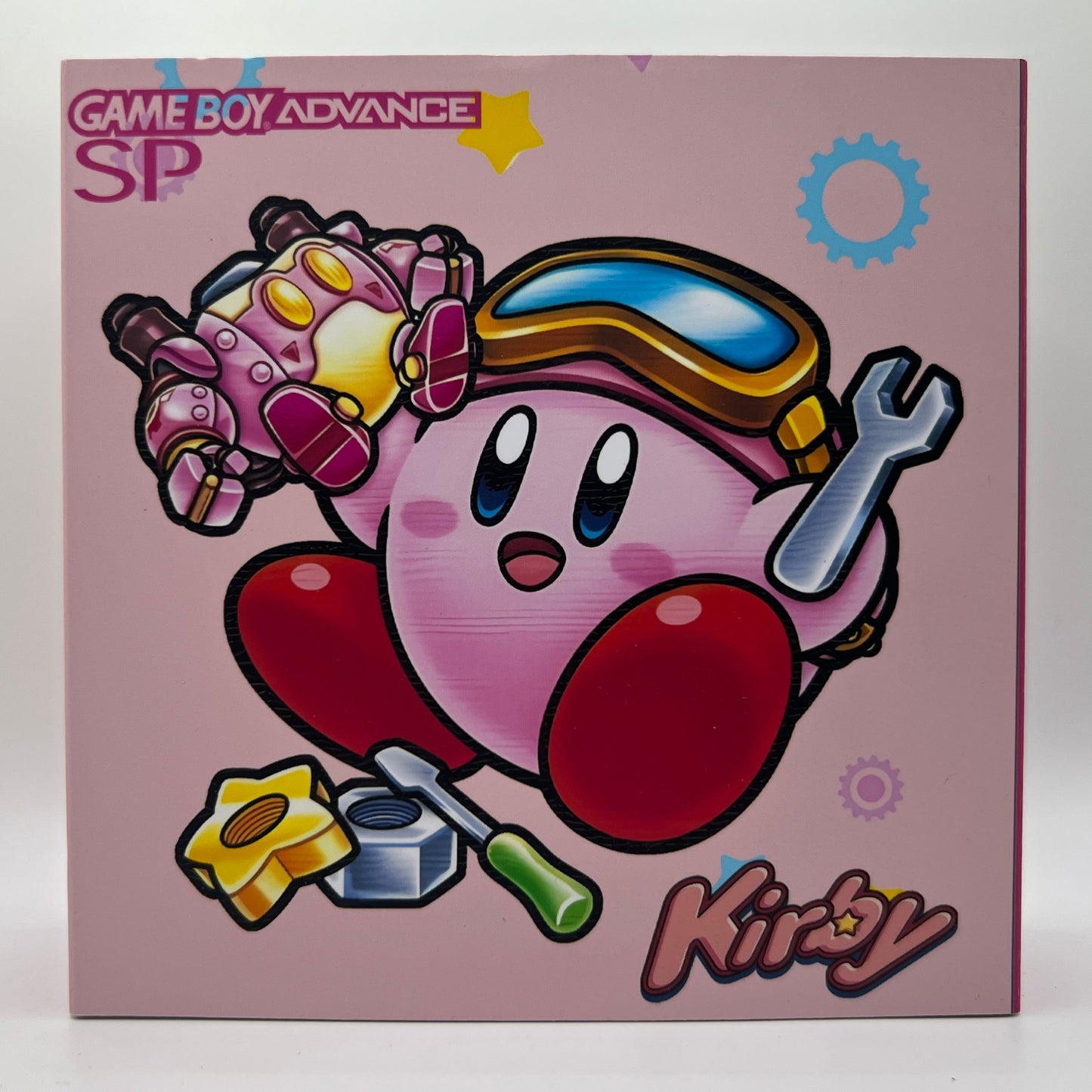 Modded Gameboy Advance SP | Kirby Shell and Box | 3.0 IPS Display