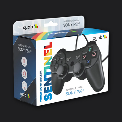XYAB SENTINEL Wired Controller for PlayStation & PlayStation 2