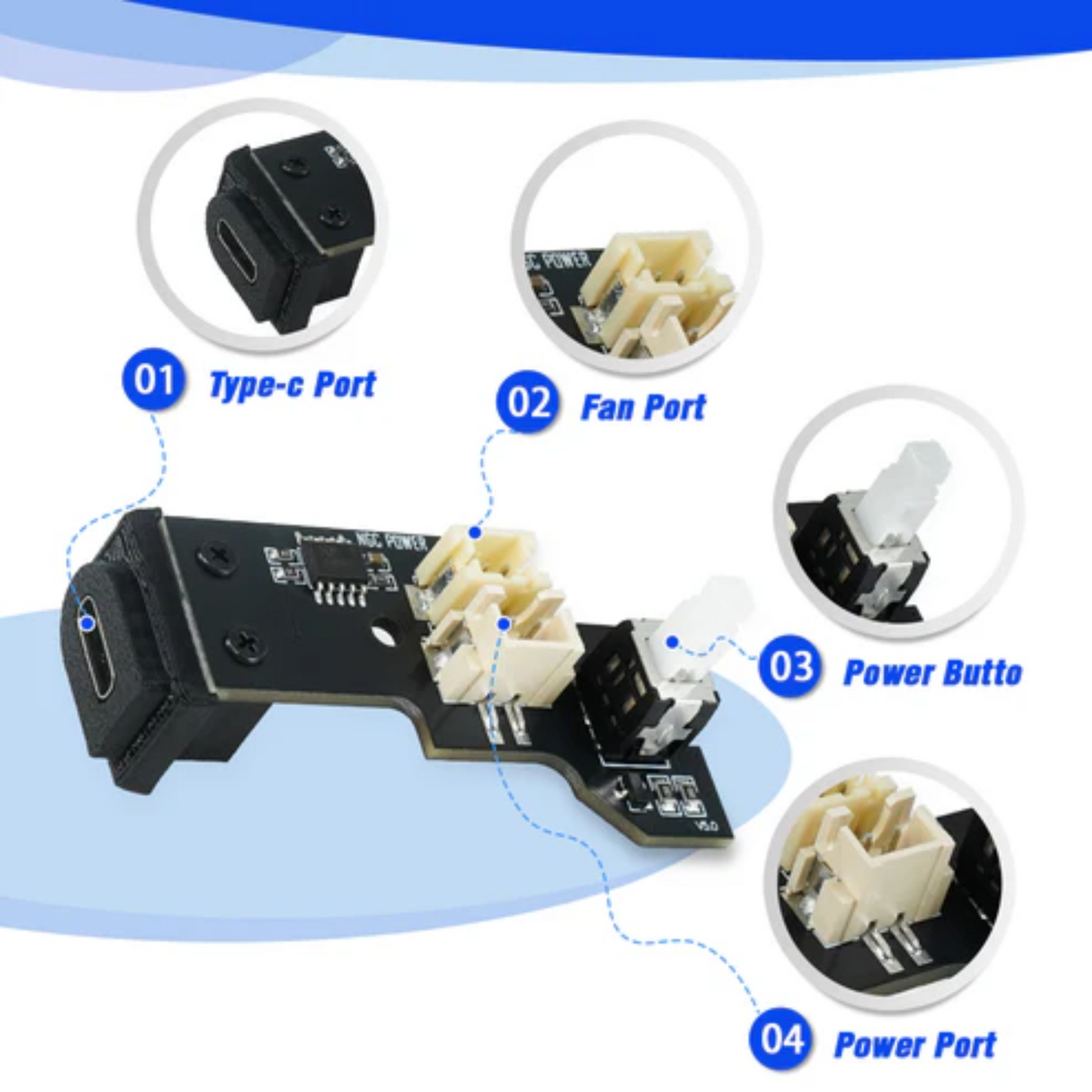 Bitfunx USB-C Power Adapter for GameCube