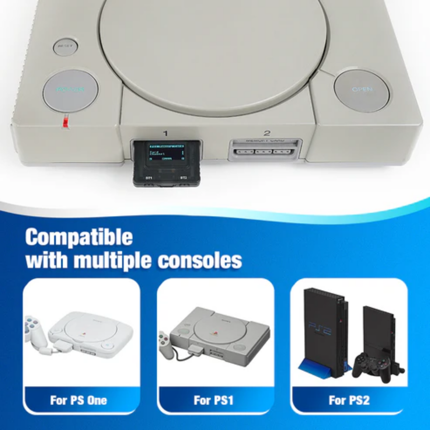 Bitfunx PSxMemCard Gen 2 for PlayStation and PlayStation 2
