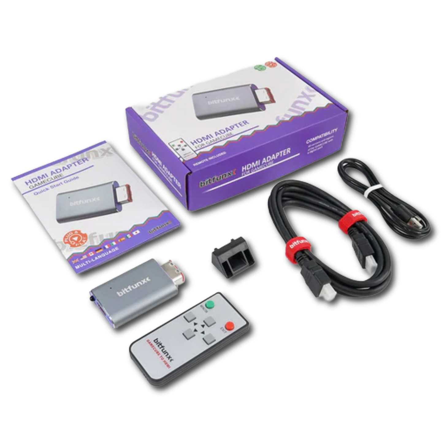 Bitfunx Digital AV to HDMI Adapter for GameCube