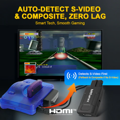 Bitfunx Mini HDMI Adapter For NGC N64 SNES