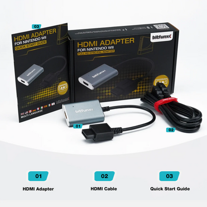 Bitfunx Pro HDMI Adapter For Wii