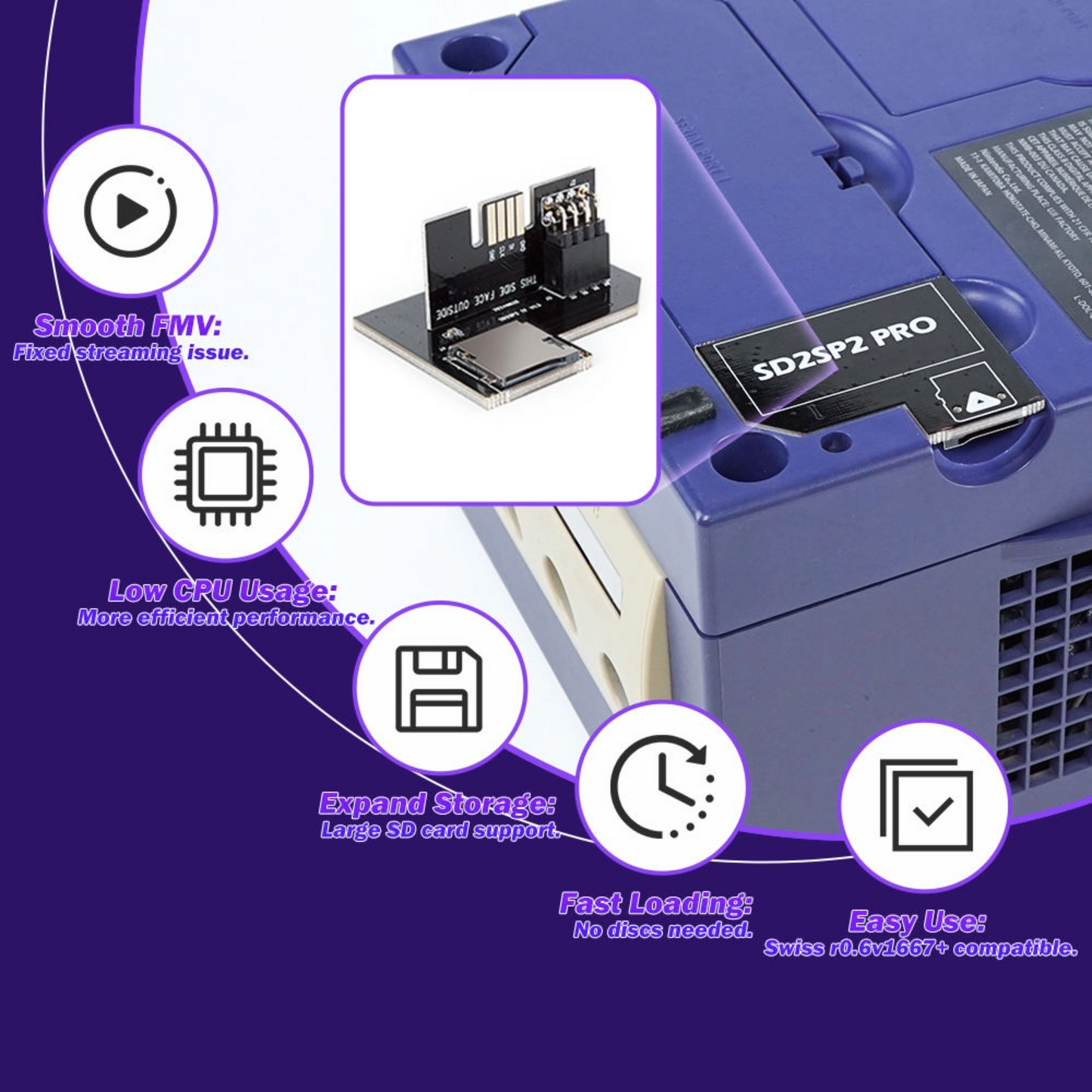 SD2SP2 v2.0 Pro Adapter for GameCube