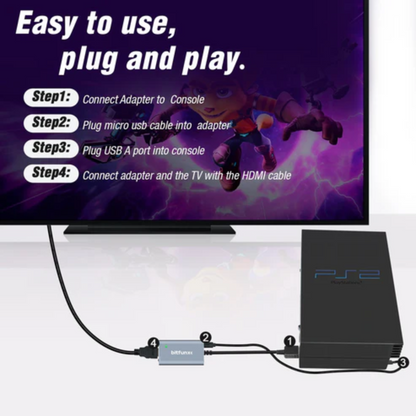 Bitfunx Pro HDMI Adapter For PS2