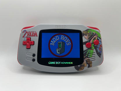 Modded Gameboy Advance | Legend of Zelda Shell | V5 IPS Display